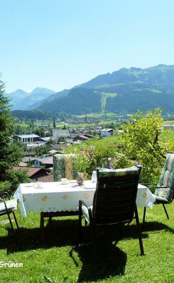 Kaffeezeit im Garten