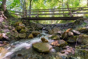 Brücke über Bach