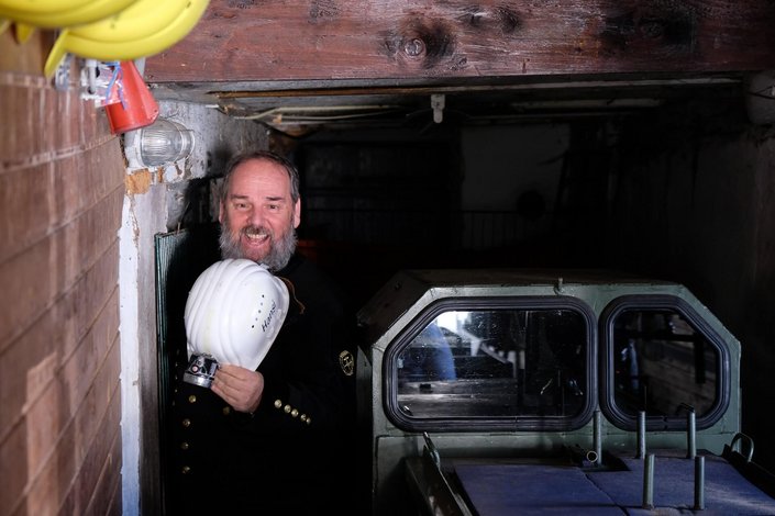 Hansi im Bergwerk 