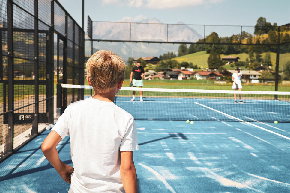 Padel in Kitzbühel with the whole family
