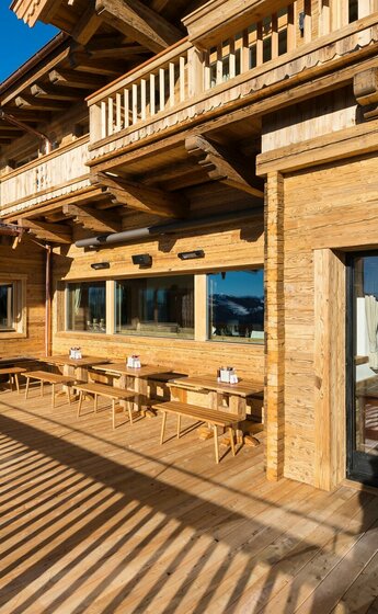 Terrasse Berggasthof BichlAlm Hotel
