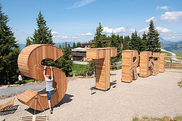 Holzbuchstaben Streif