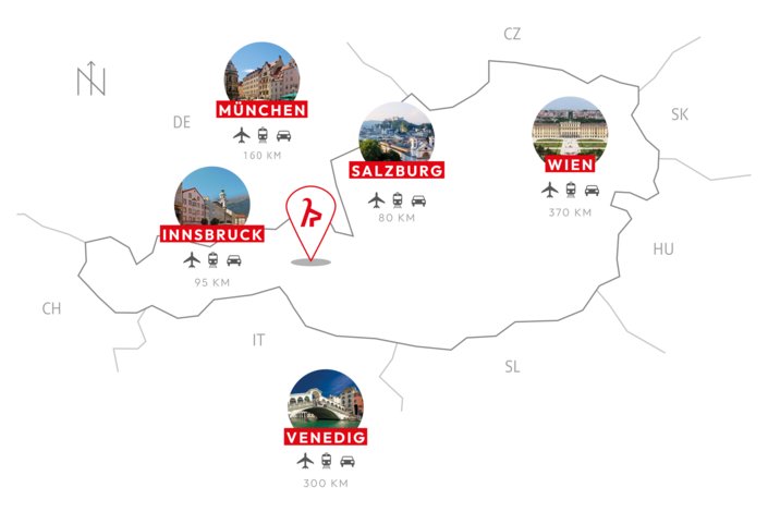 Anreise nach Kitzbühel