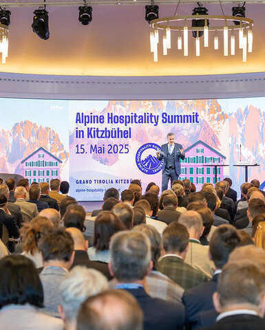 A talk viewed from the audience