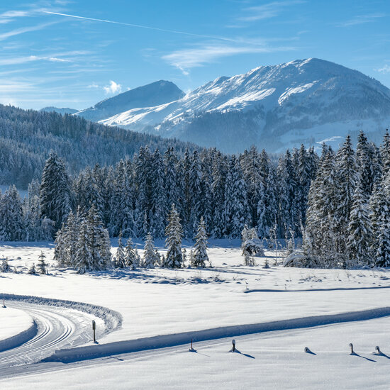 Cross-country skiing in Kitzbühel on over 70 km of perfectly groomed trails