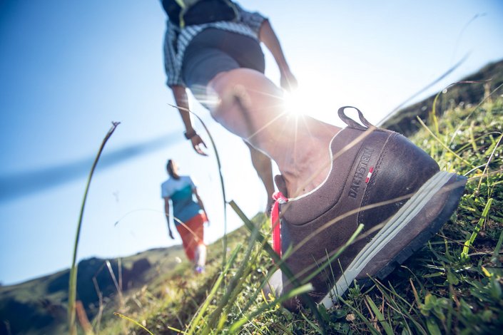 Nahaufnahme Wanderer