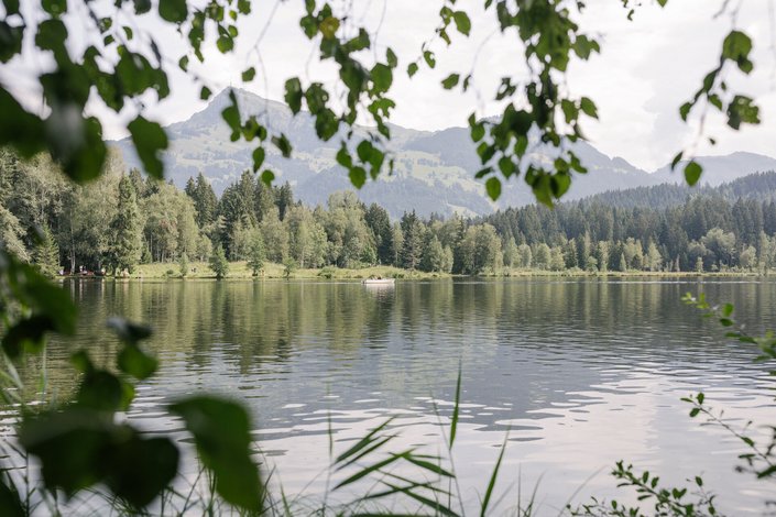Schwarzsee in front of the Kitzbüheler Horn