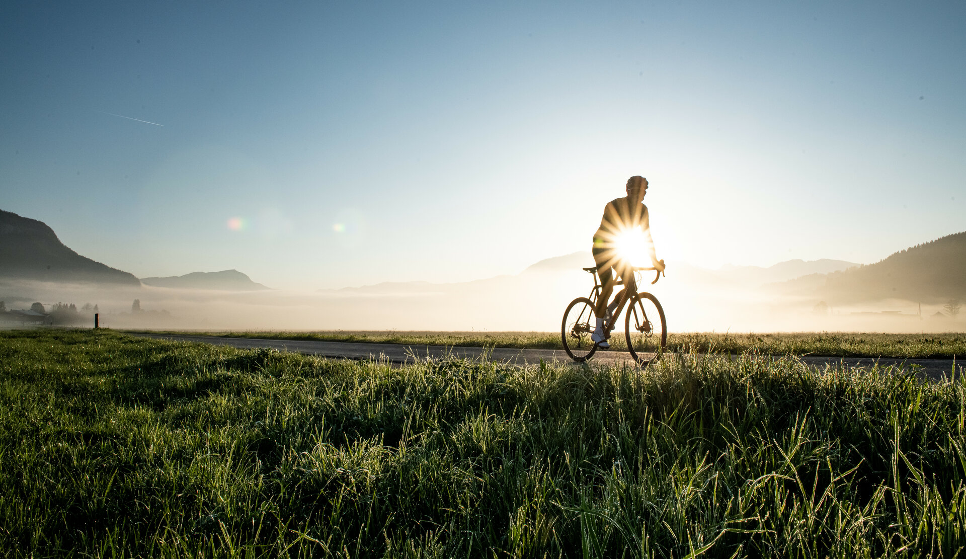 Rennrad fahren im Frühling in Kitzbühel 