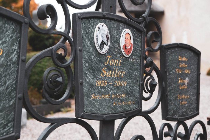 The grave of Toni Sailer