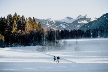 Langläufer am Schwarzsee