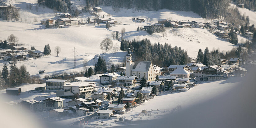 Jochberg near Kitzbühel in winter