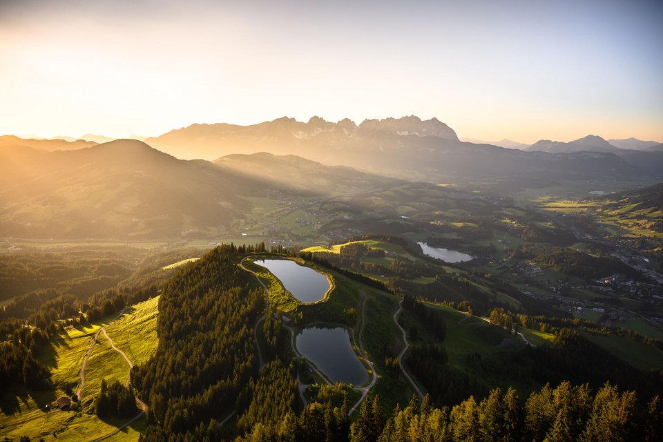 Bergpanorama mit Nebelstimmung