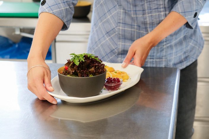 zubereitetes Gericht