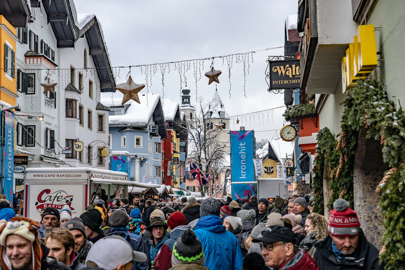 Fan zone at the Hahnenkamm Race