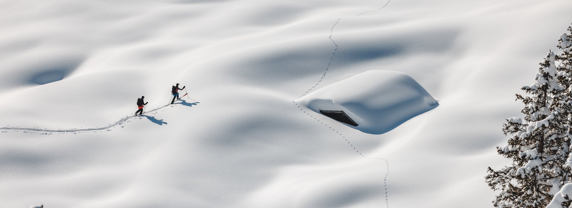 Skitourengeher in den Südbergen