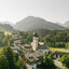 The village of Aurach near Kitzbühel in summer