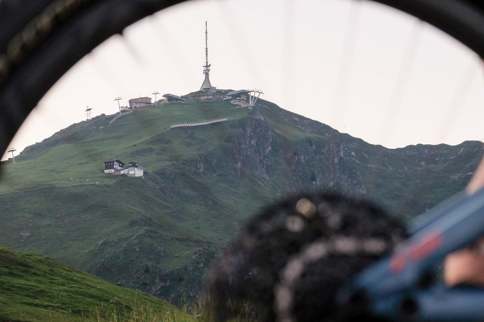 Foto durch Rad Reifen 