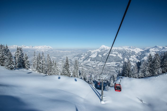 Skigebiet Winter
