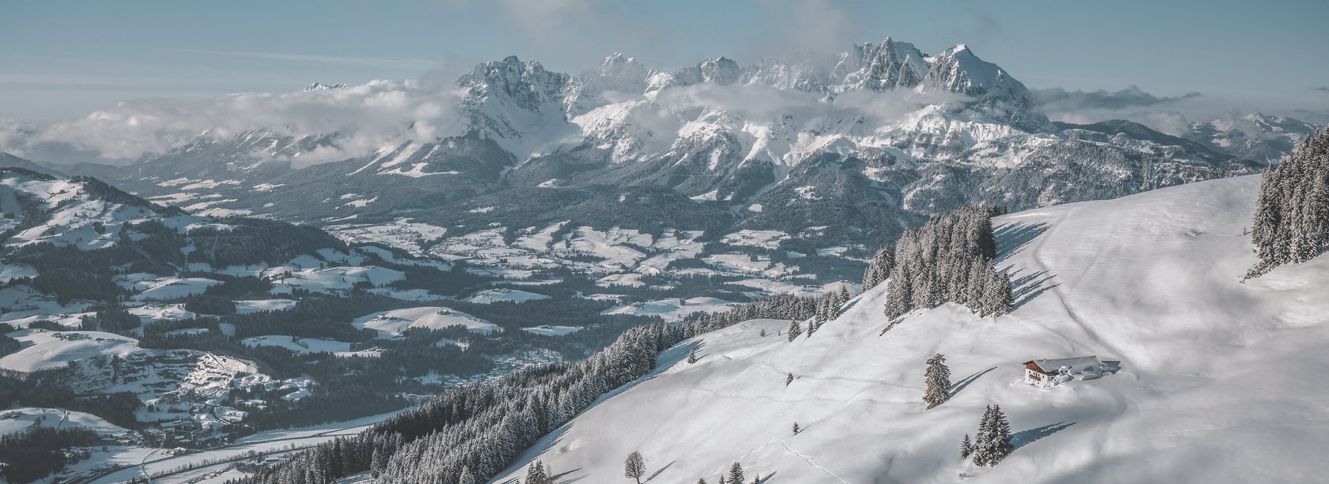 Panorama Landscape Ski Area Kitzbühel