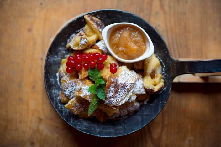 Kaiserschmarrn in der Pfanne