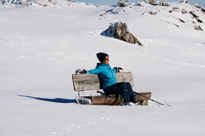 Woman enjoying the view
