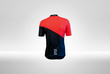 Cycling jersey black / red