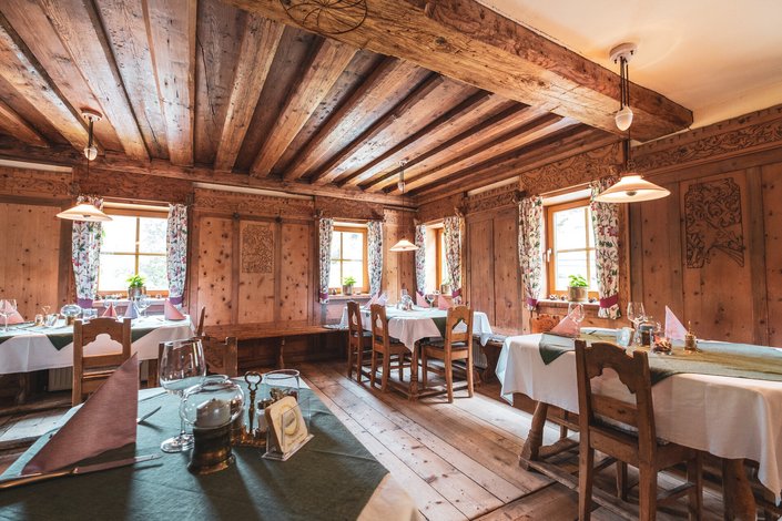 Stube der alten Wacht in Jochberg