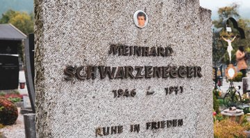 The grave of Meinhard Schwarzenegger
