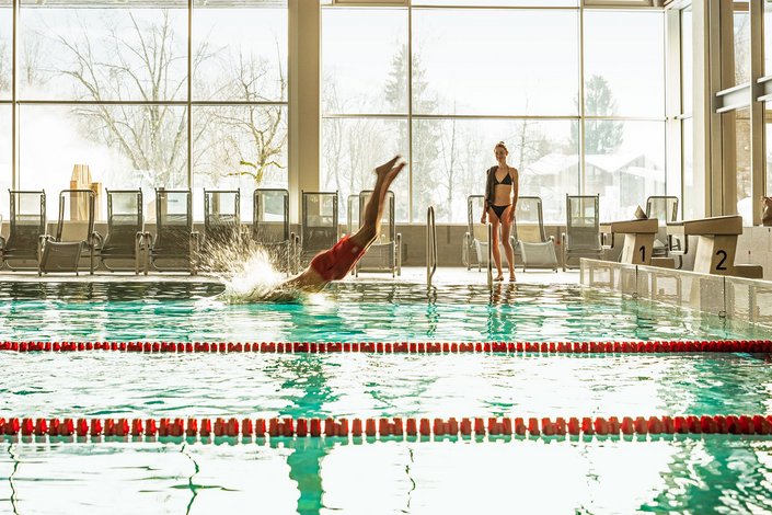Panoramic swimming area 