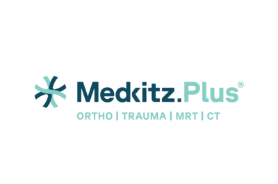 Medkitz.Plus Logo Logo von Medkitz.Plus mit einem stilisierten Sternsymbol und medizinischen Fachbereichen.