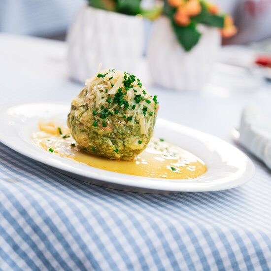 Spinach dumplings – Kitz Kulinarik in Kitzbühel
