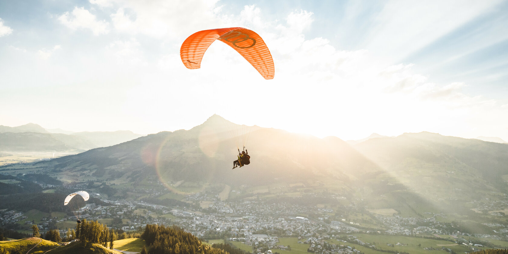 Tandem paragliding in Kitzbühel