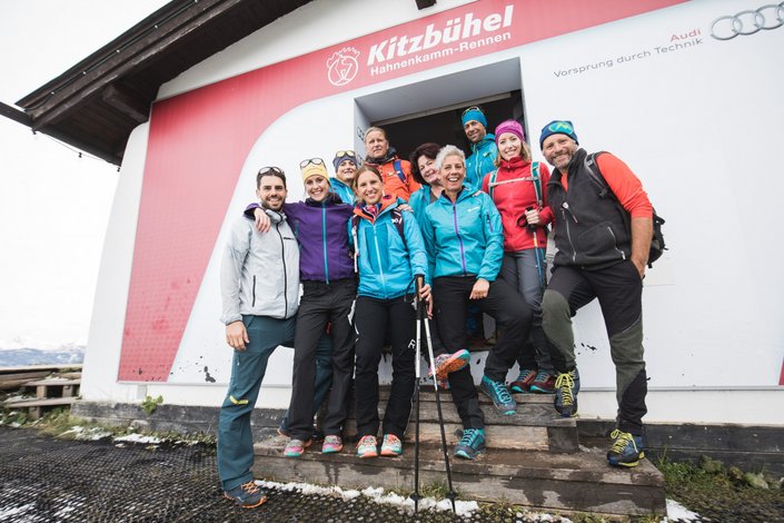 Wandergruppe am Starthaus