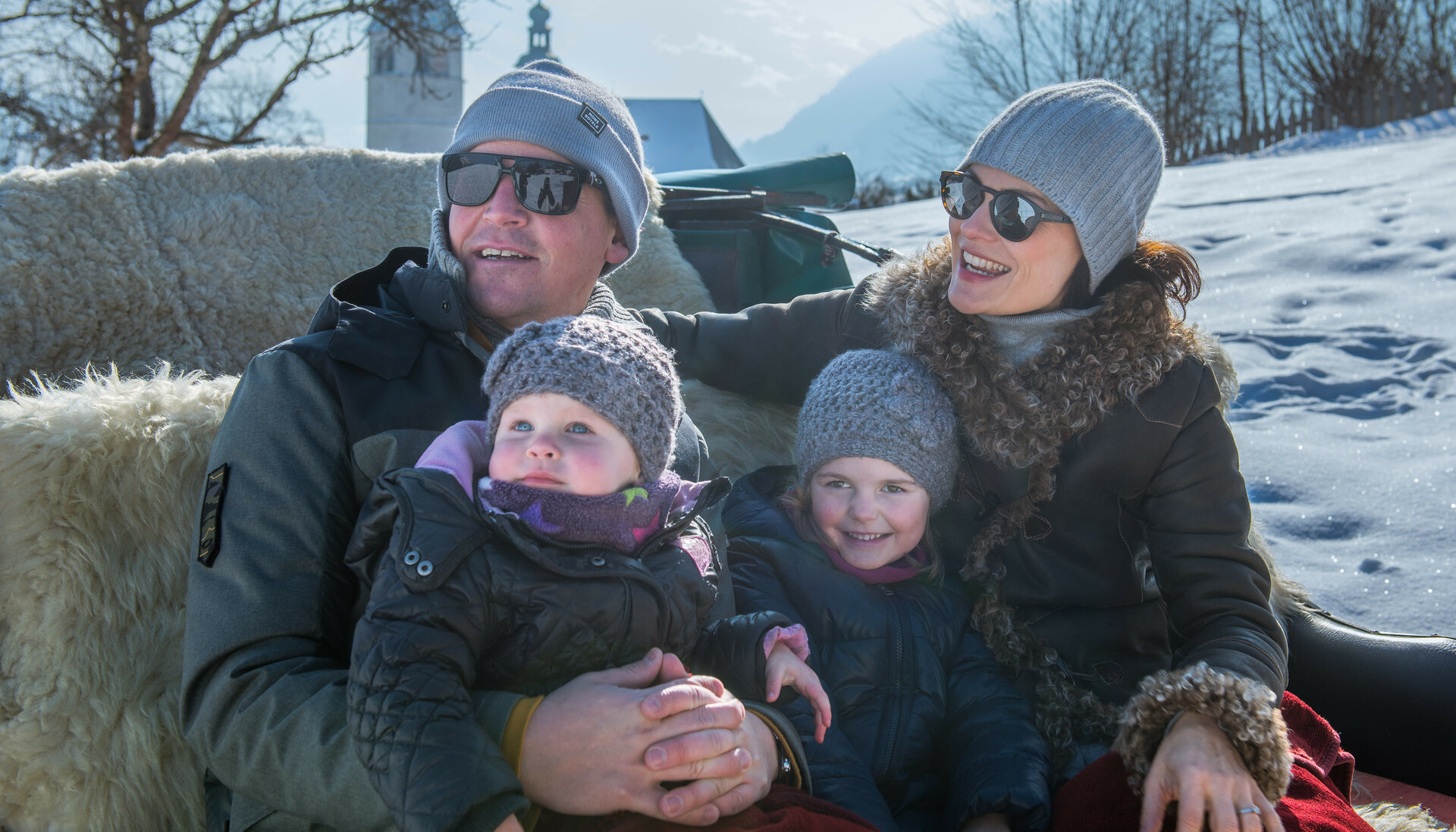 Familienurlaub in Kitzbühel - Kutschfahrt durch die Gamsstadt