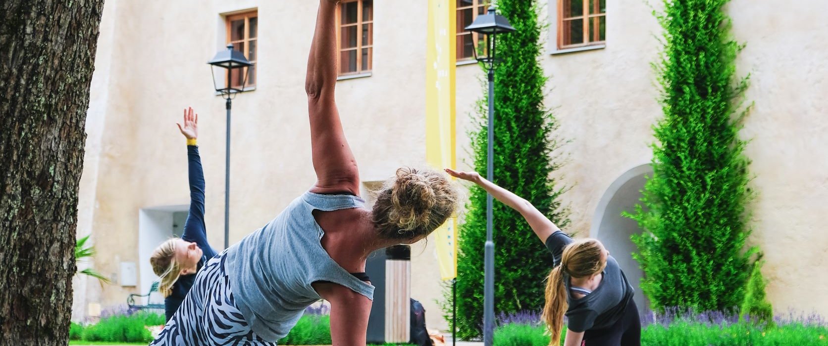 Yoga im Park 