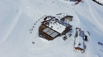 View of the hut