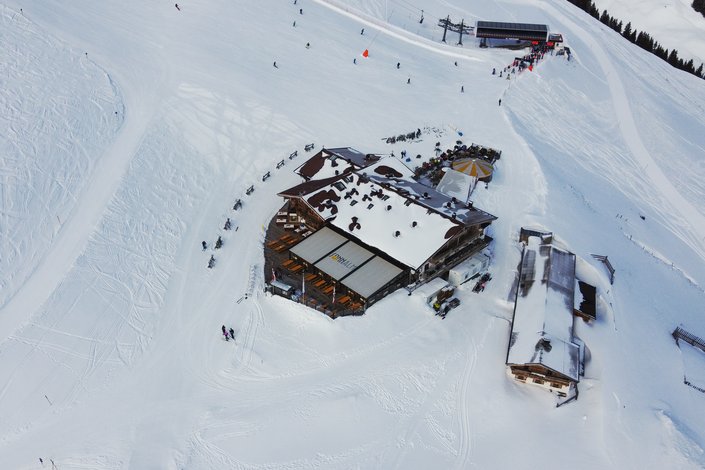 View of the hut