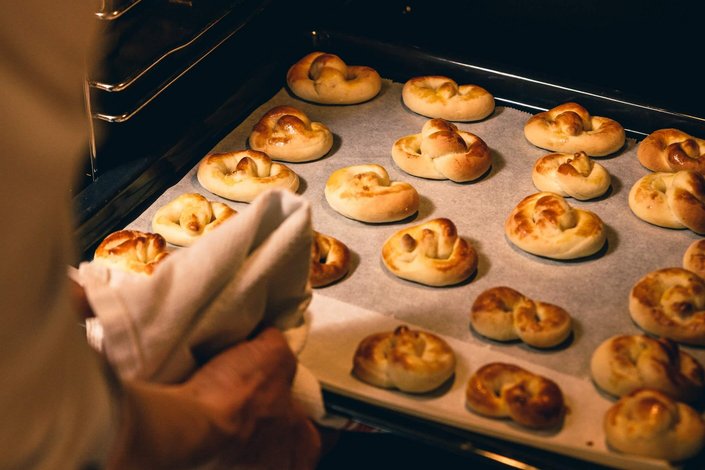 Palm Brezeln backen