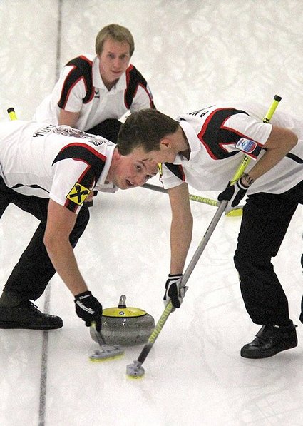 Curling in der Eishalle