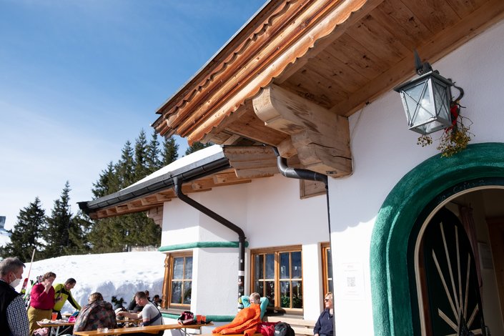 Eingang Hahnenkammstüberl