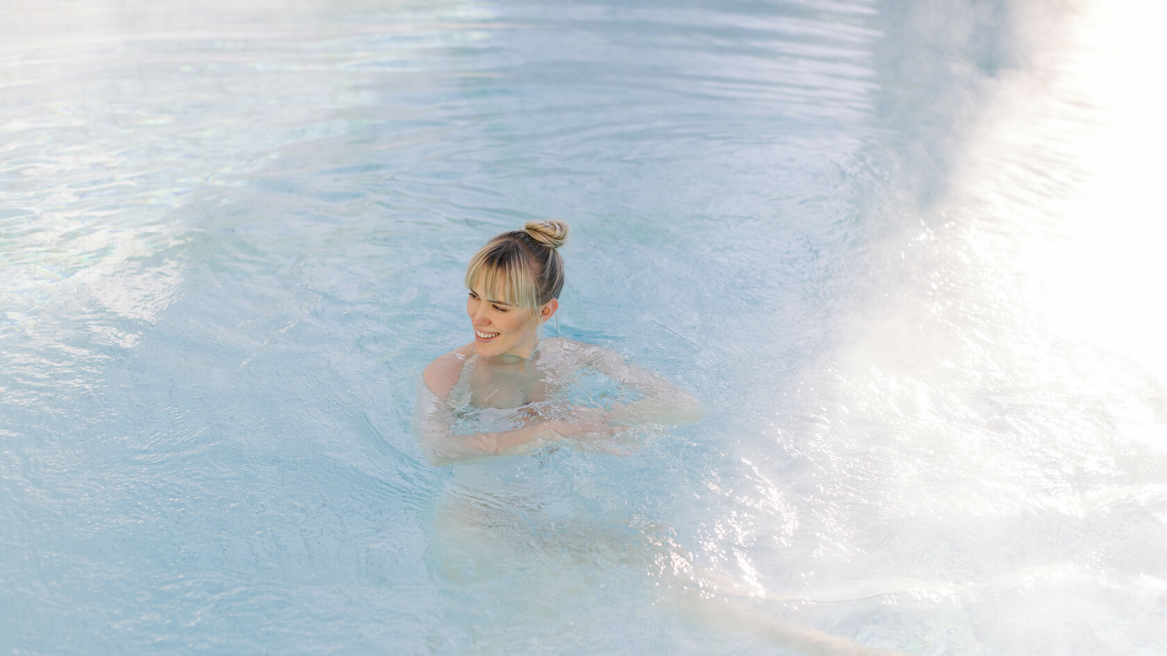 Aquarena Water Park in Kitzbühel - Woman in the Water