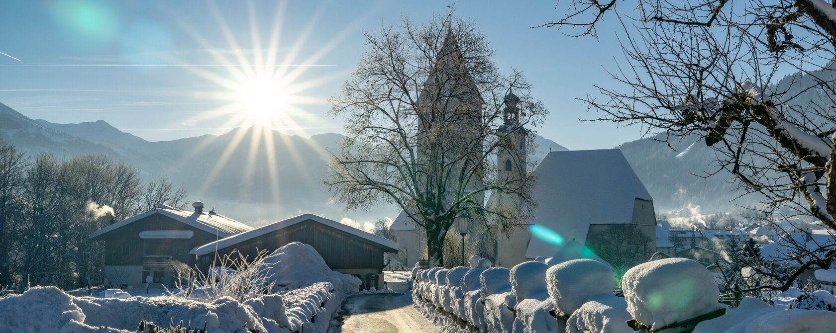 Deep snow in Kitzbühel