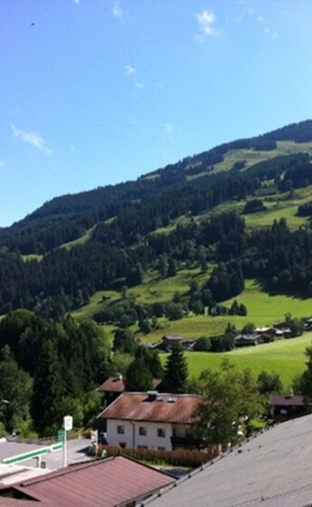 Sommerblick vom Balkon