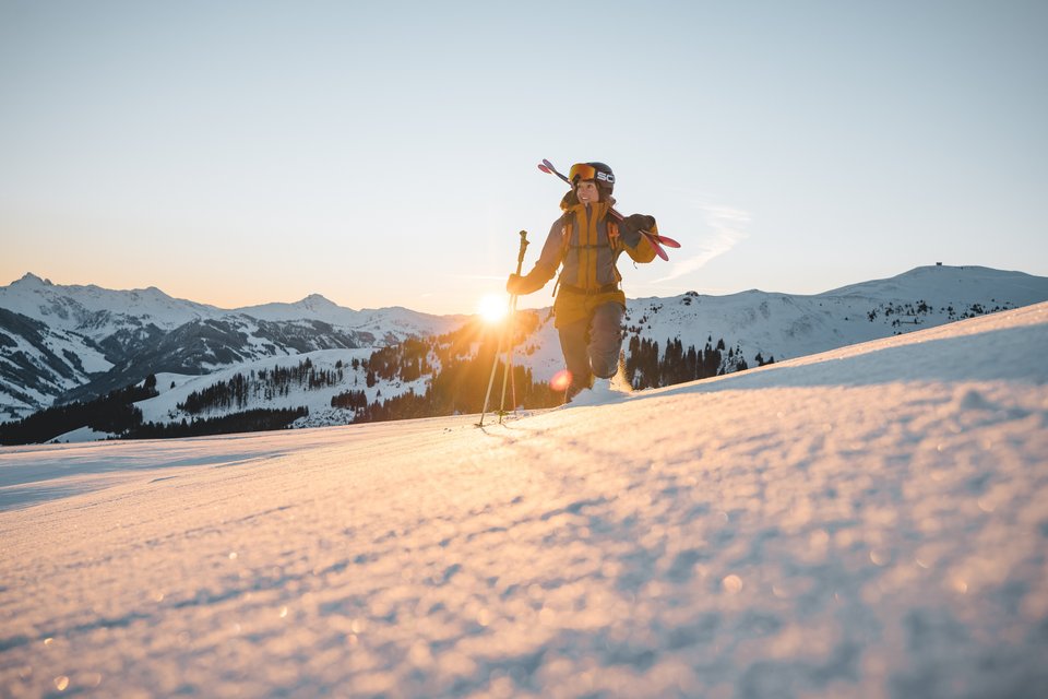 Skitouren mit Sonne