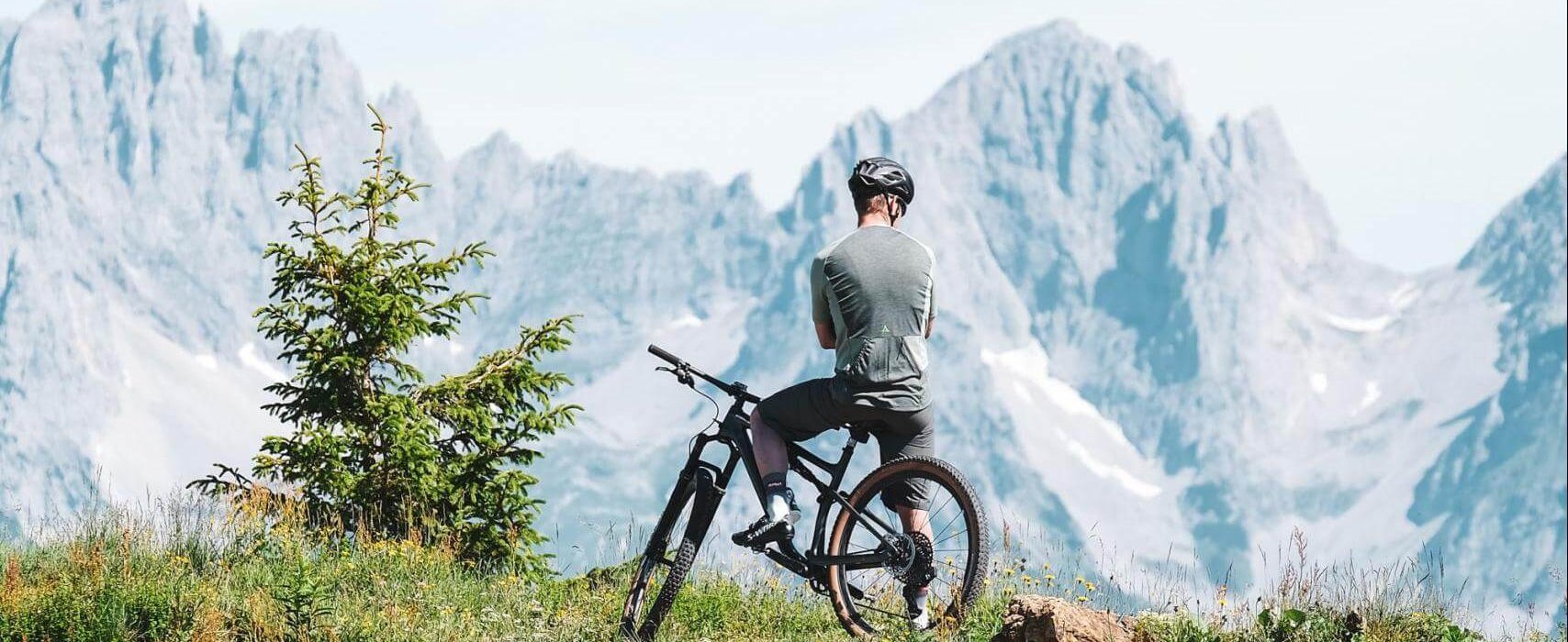 Benni Raich beim Radfahren 