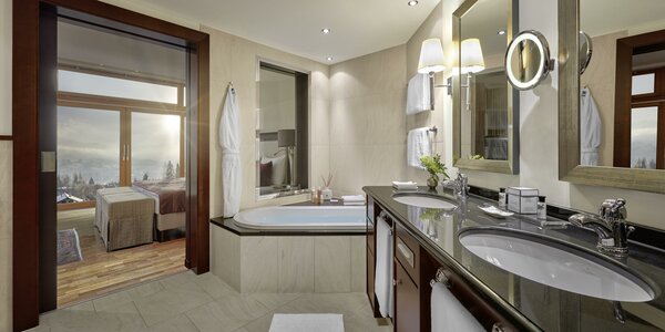 Duplex Suite Badezimmer Lebenberg Schlosshotel
