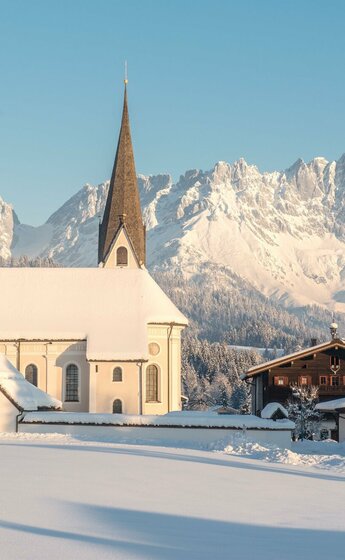 Ortsansicht Reith Winter (c) Kitzbühel Tourismus -
