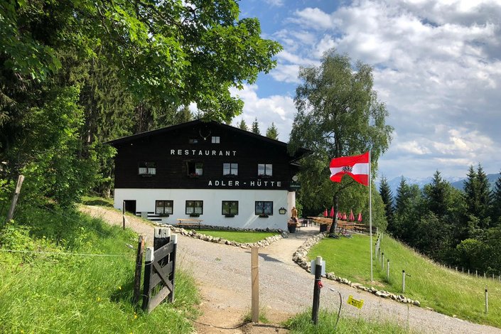 Adlerhütte in summer