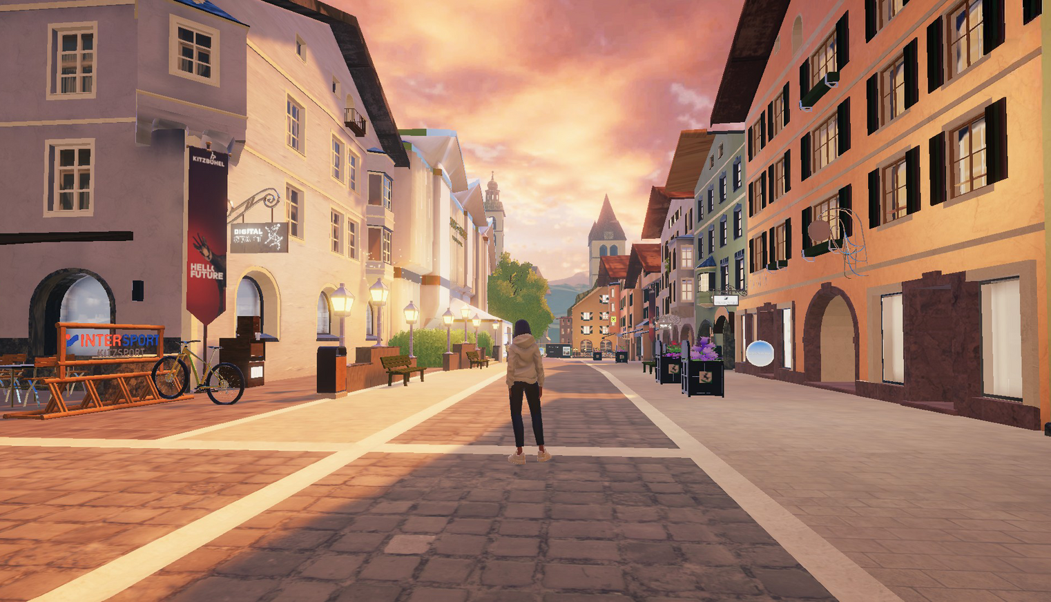 Digitalstadt Kitzbühel - Ansicht des Spiels