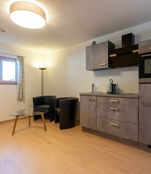 Wohnküche im Appartement vom Jodlbühel